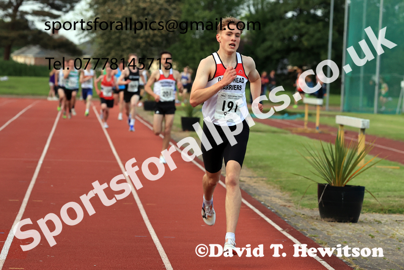 3000 metres, 2026 NEGP 2, Monkton Stadium, Wednesday, May 27th. Photo: David T. Hewitson/Sports for All Pics